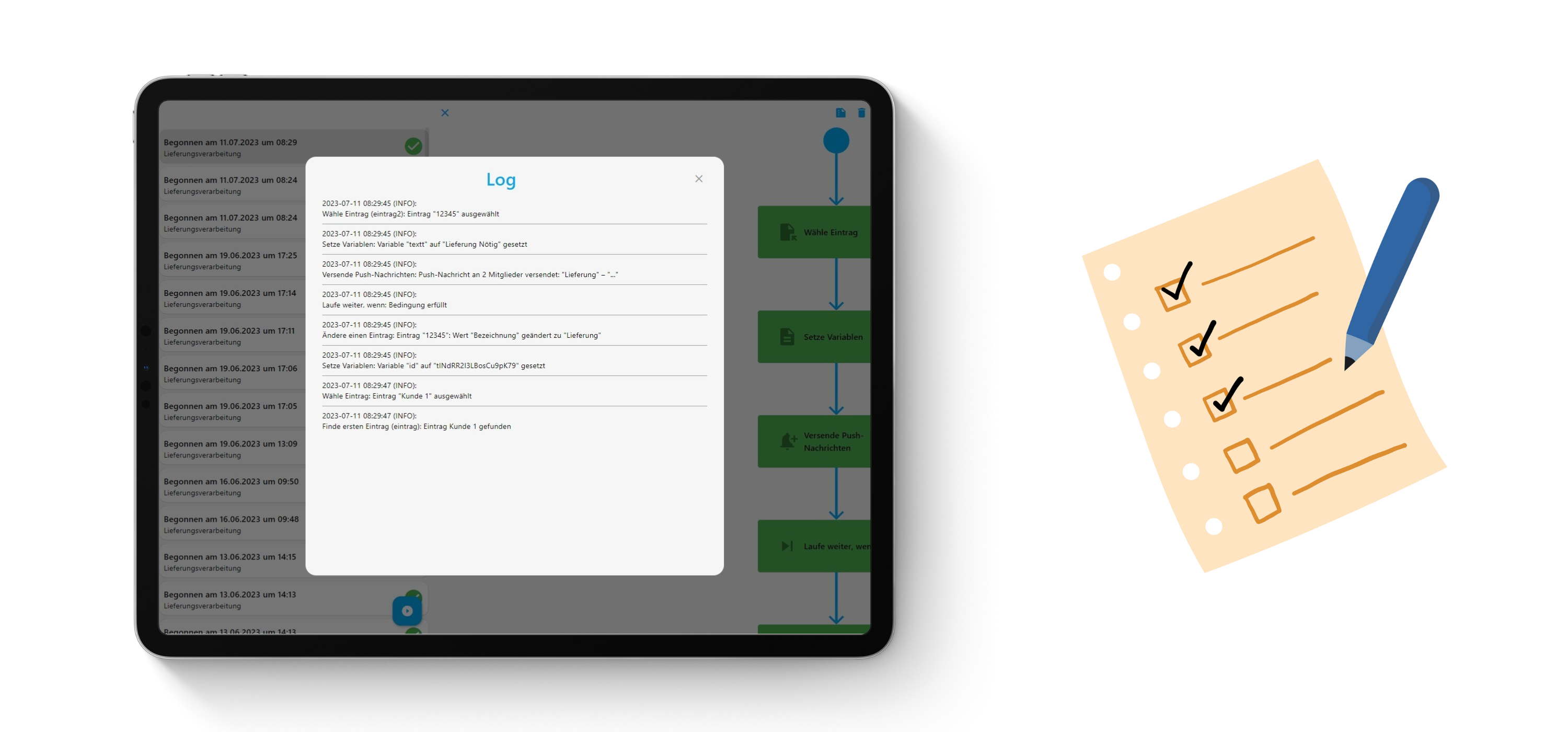 release workflow logs